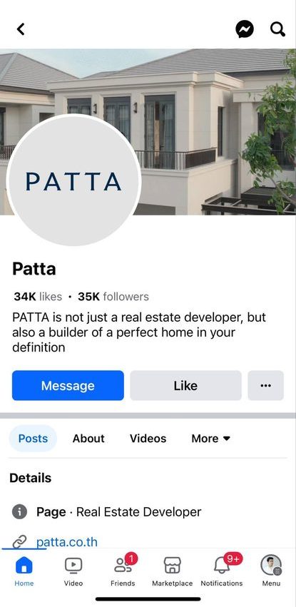 ผลงานของ M Creation กับ Patta Development