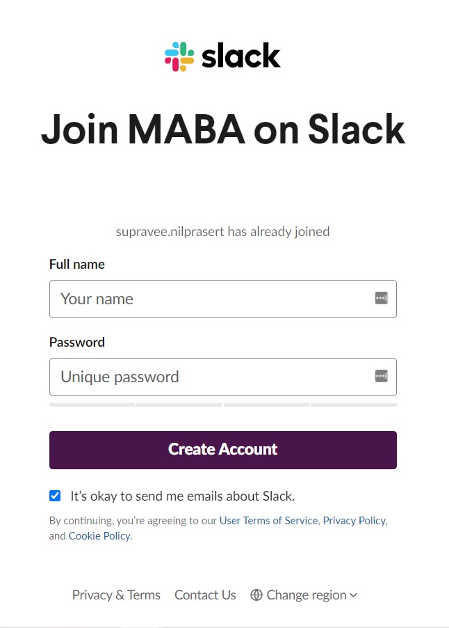 วิธีสมัครและเริ่มต้นใช้งาน Slack (2)