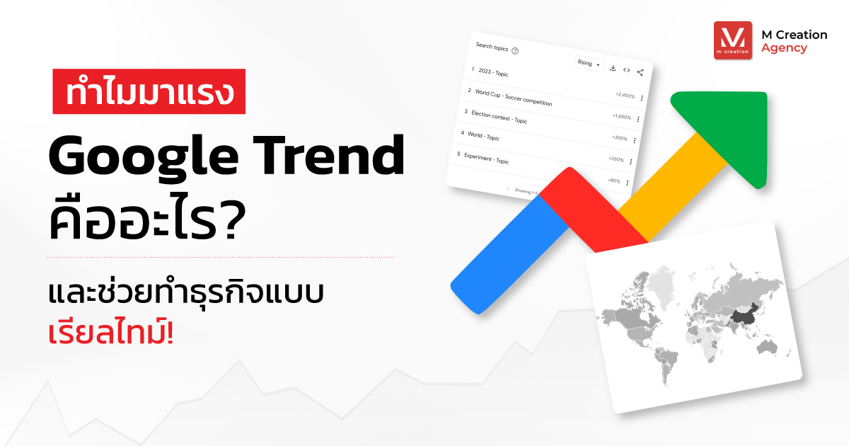 Google Trend คืออะไร ทำไมมาแรง และช่วยทำธุรกิจแบบเรียลไทม์!