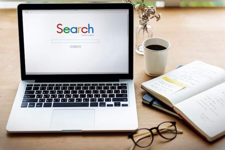 ภาพหน้าค้นหา หรือช่องค้นหาของ Google 